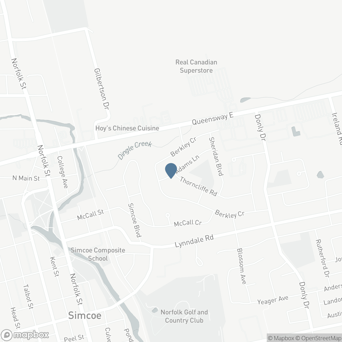 9 ADAMS Lane, Simcoe, Ontario N3Y 4P4